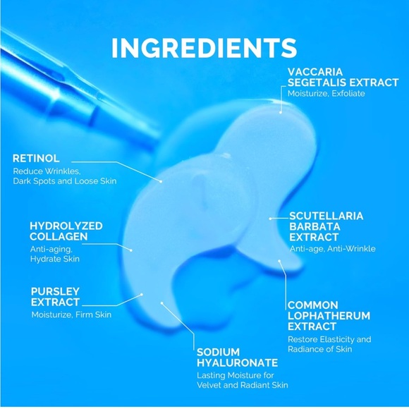 Retinol collagen under eye mask NWT - Picture 5 of 6